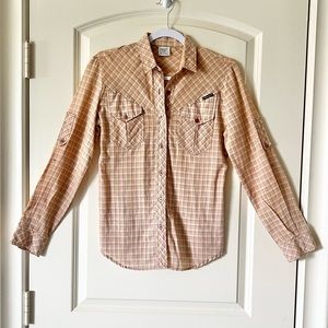 1970’s Vintage Nest Ce Pas Plaid Long Sleeve Western Shirt